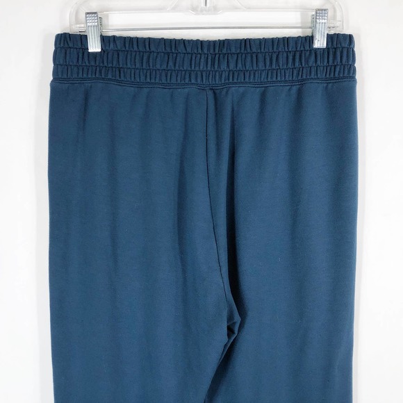 Fabletics Large Pants Blue Elastic Waist Pockets Jersey Knit Athleisure 1418 - Picture 4 of 6